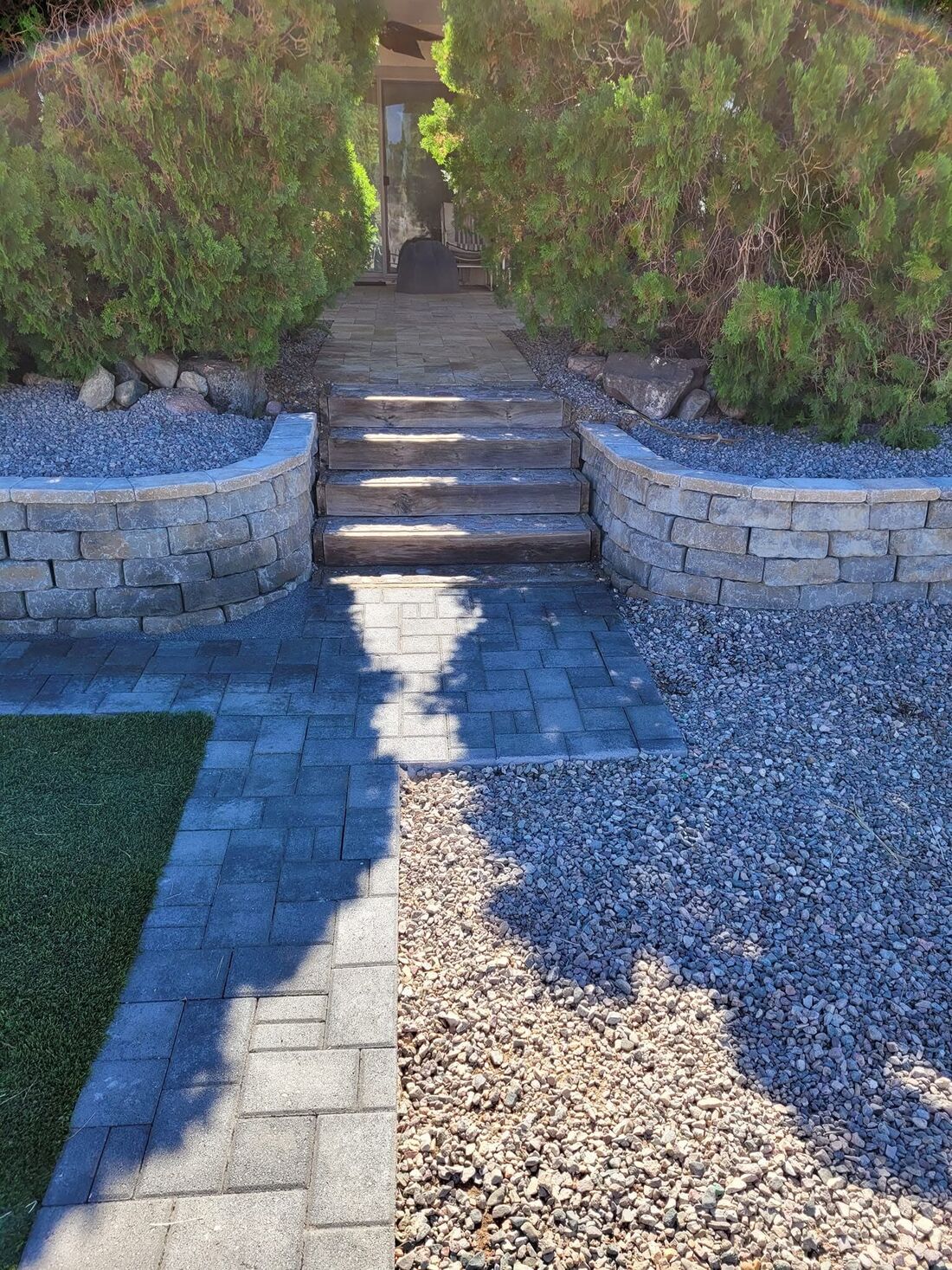 Pavers project by Havasu Pavers in Lake Havasu City — Paver walkway & steps